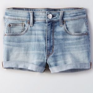 AE HIGH-WAISTED DENIM SHORT SHORT